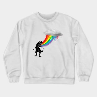 Rainbow Dinosaur Crewneck Sweatshirt